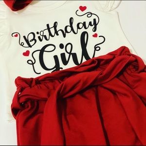 Baby Girl First Birthday Outfit